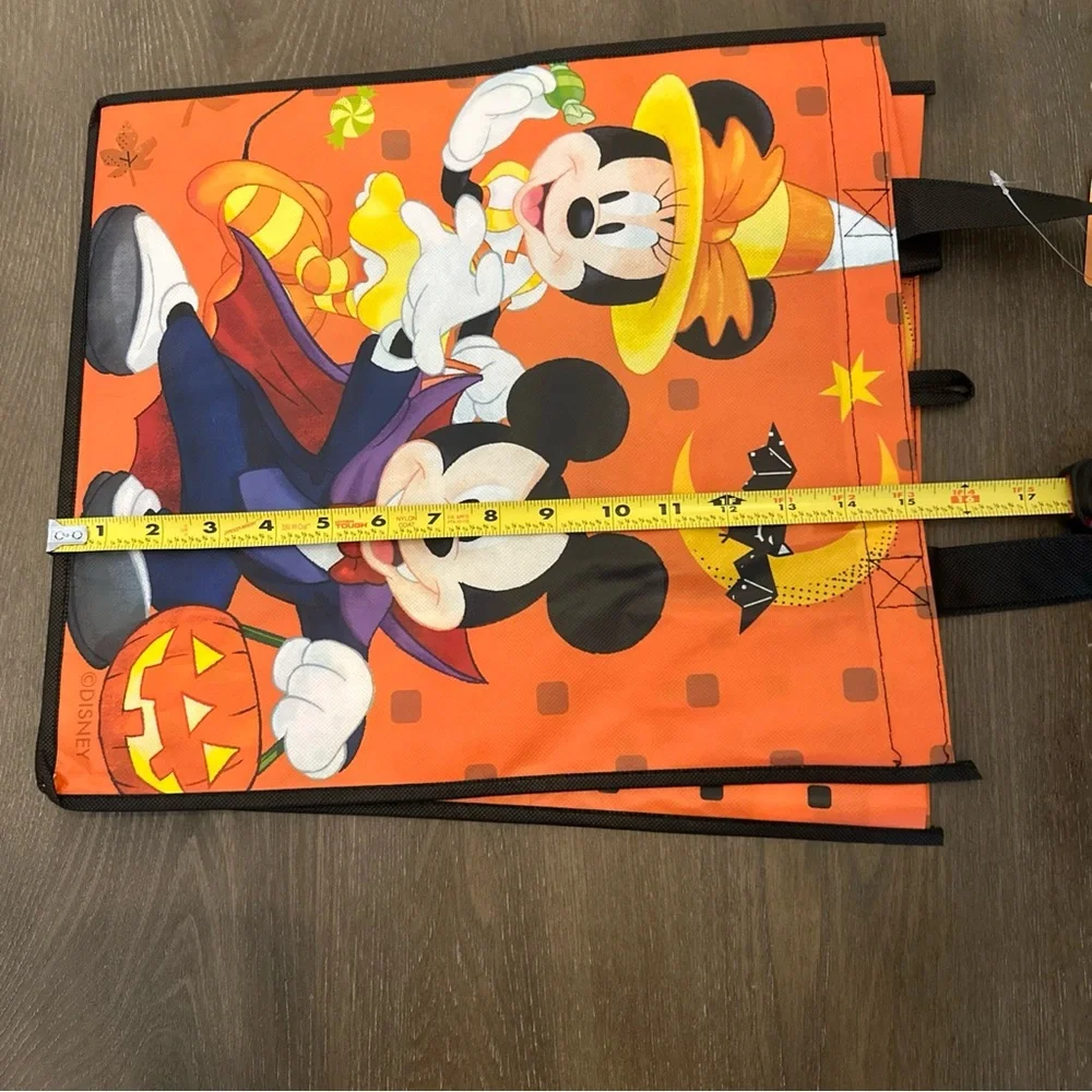 Disney Mickey Mouse Minnie Mouse Halloween Reusable Tote Bags Lot Of 2‎ NWT